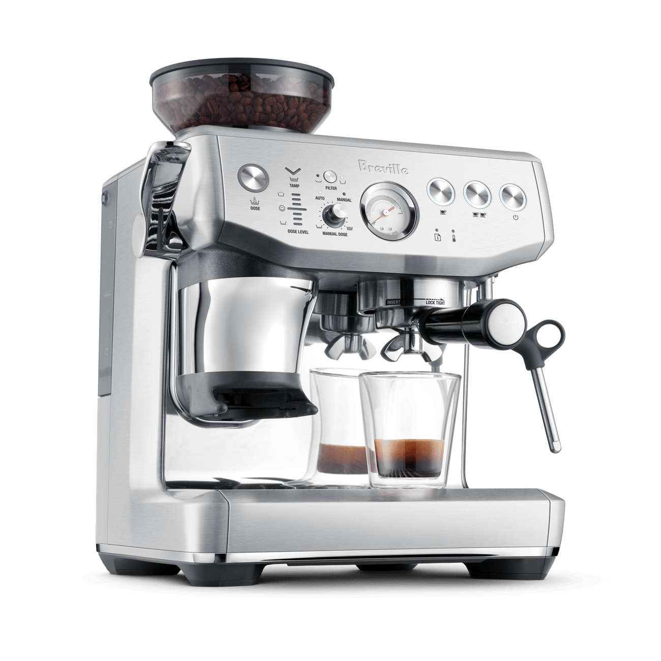 Sage Barista Express Impress — vue détaillée 2 (Breville officiel)