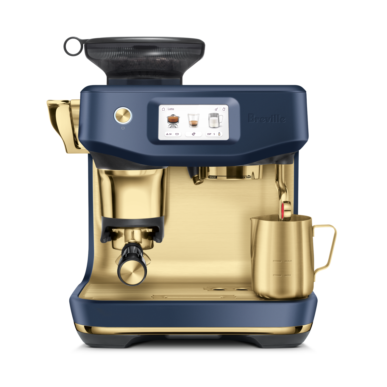 the Barista Touch™ Impress - Damson Blue Brass