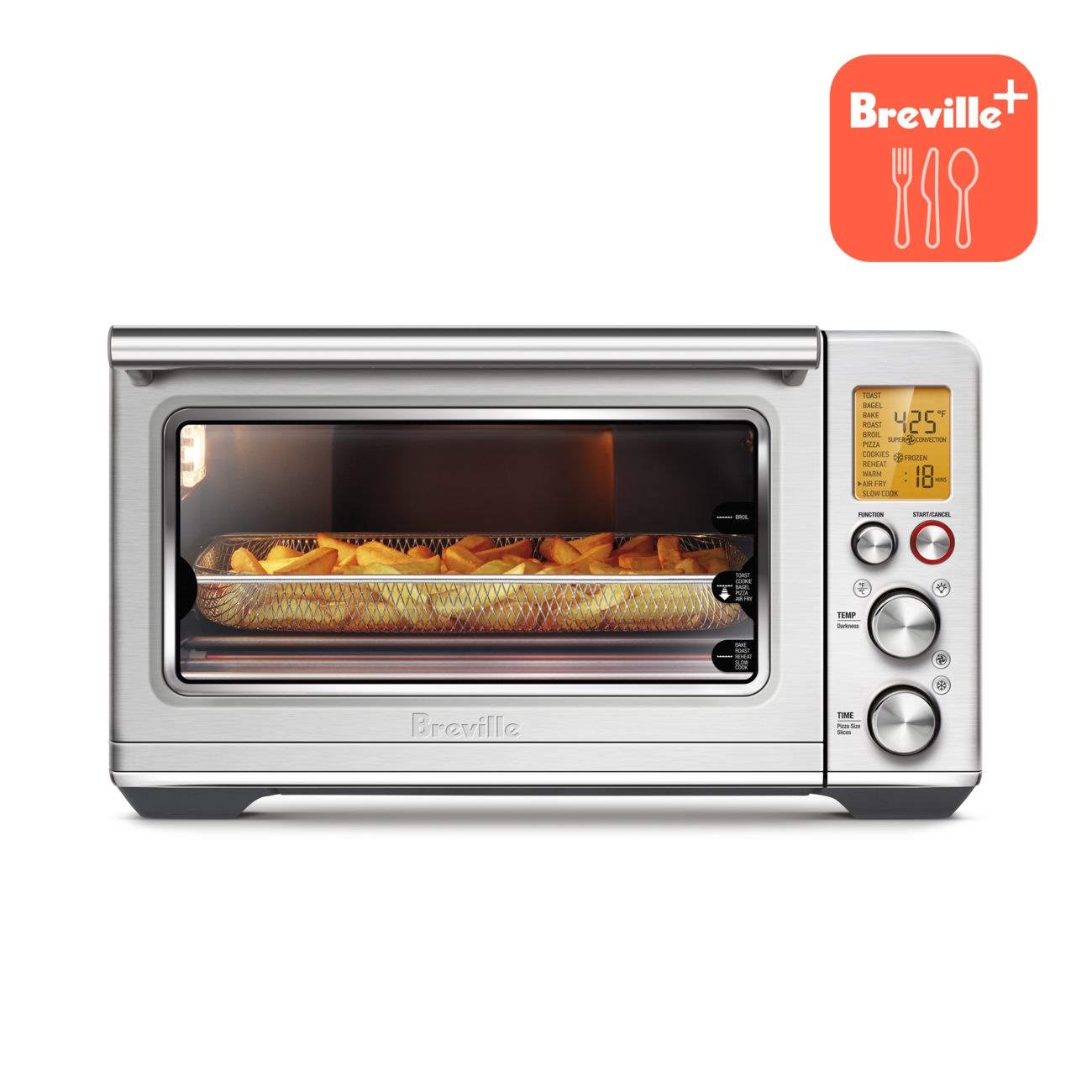 the Smart Oven® Air Fryer - Brushed Stainless Steel