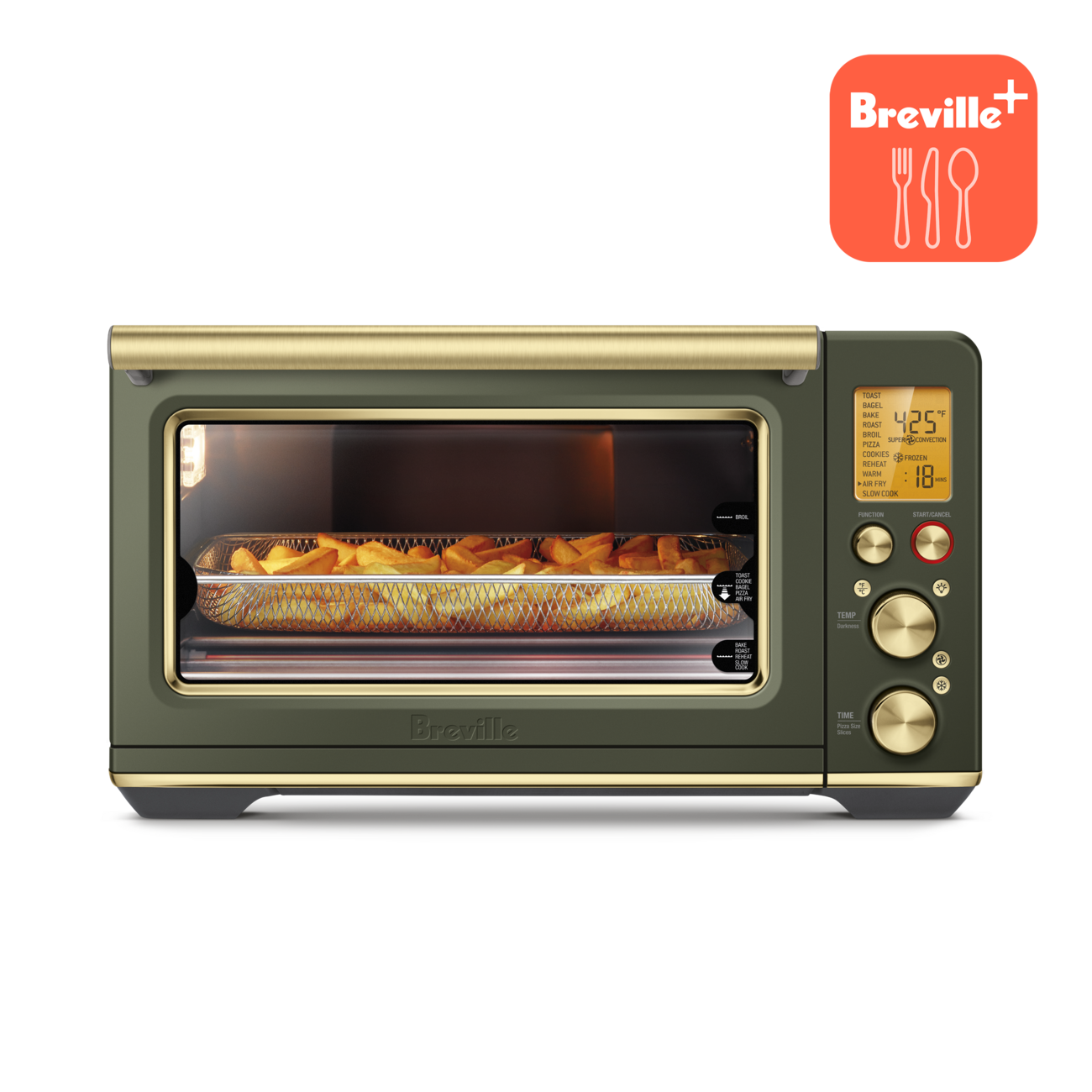 the Smart Oven® Air Fryer - Olive Tapenade Brass