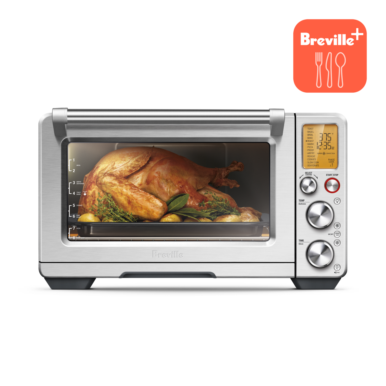 the Smart Oven® Air Fryer Pro - Brushed Stainless Steel