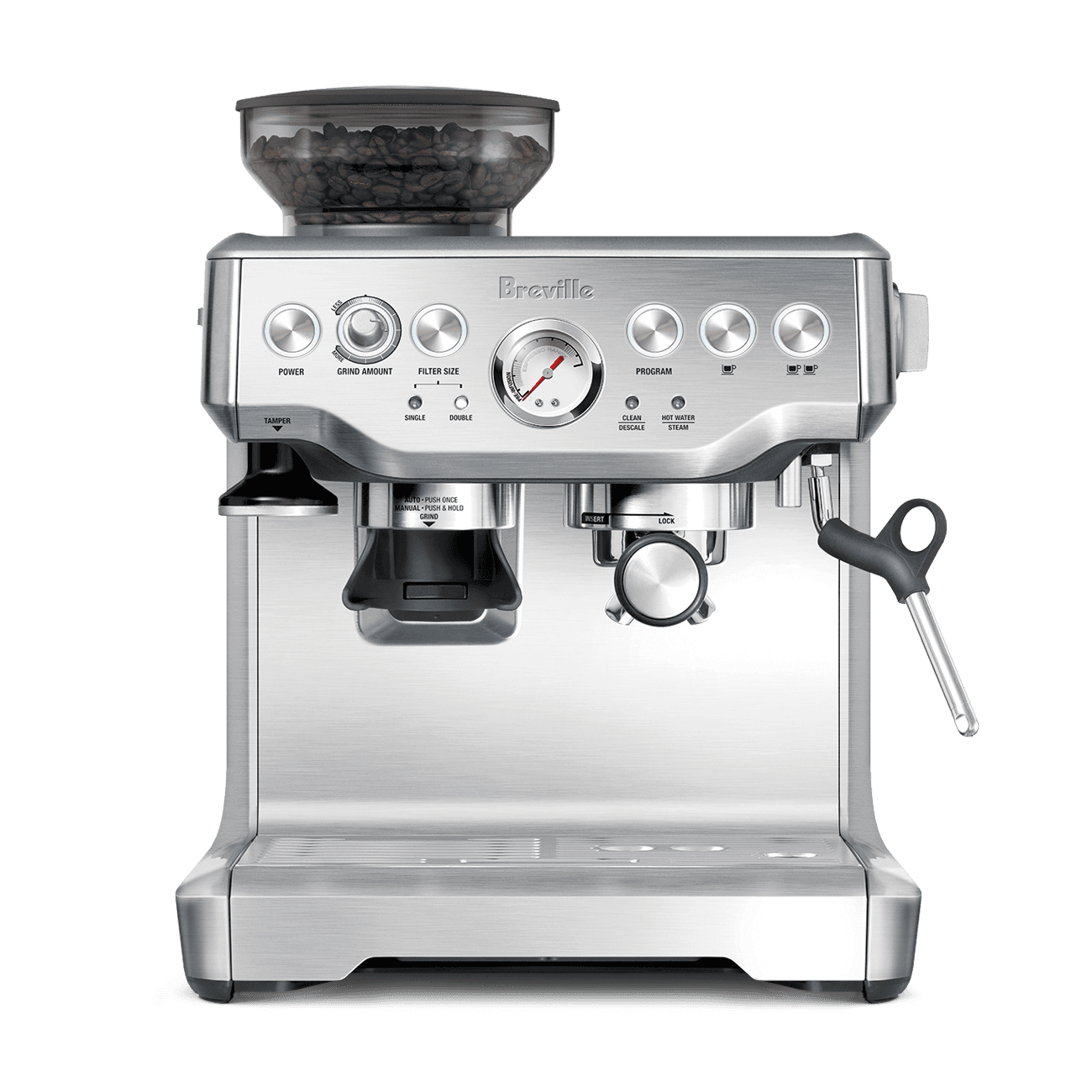 the Barista Express® - Brushed Stainless Steel