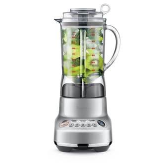 The Super Q filled with kiwi fruits, kale and ice.