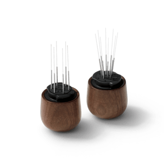 Adjustable distribution pins help break up clumps