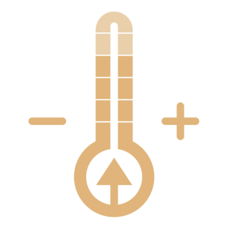 Select from 9 heat settings with fast heat up