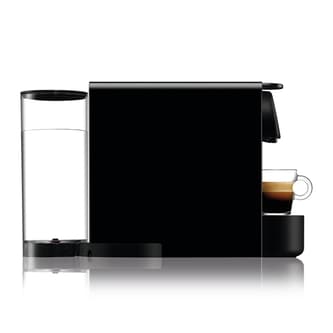 33.8 oz removeable water tank located at the back of the Essenza Plus machine.
