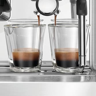 Espresso being brewed