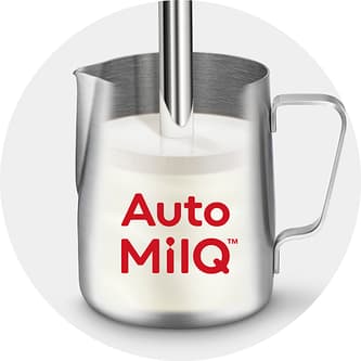 Milk about to be frothed