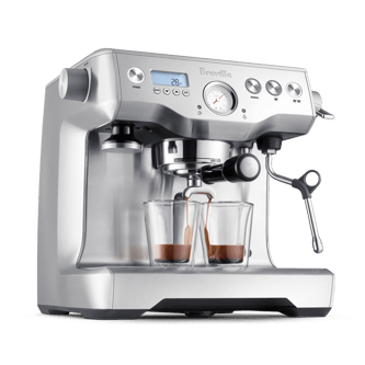 the Dual Boiler™ lower left angle with accessories