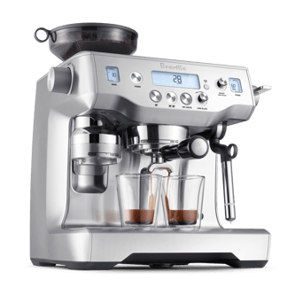 the Oracle® low left angle with two latte classes