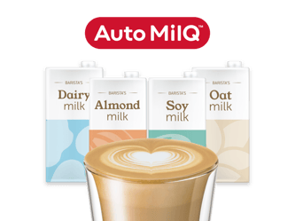 Auto MilQ™ hands-free microfoam with alternative milk settings