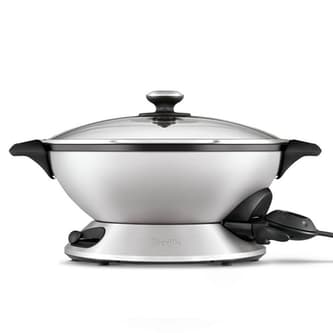 Side view of the Hot Wok Pro's 15 inch diameter.