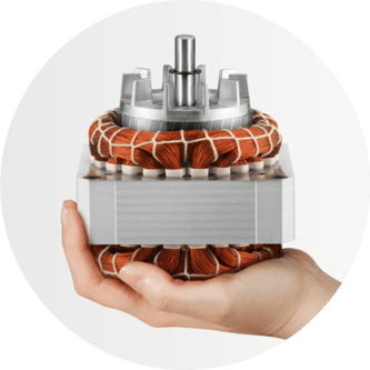 The heavy duty induction motor