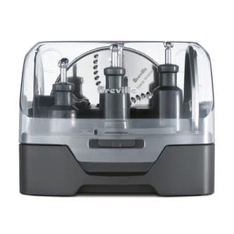The storage box with the attachments stored inside.