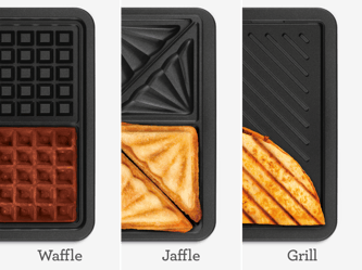 3 Removable Plate Sets for Endless Snack Options