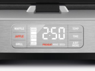 Precision Cooking with Custom Heat, Time & Preheat Settings
