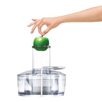 the Nutri Juicer® Cold XL Juicers in Brushed Stainless Steel shortened prep time