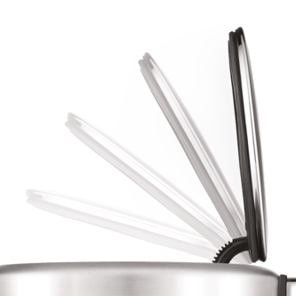 The soft top lid opening
