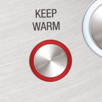 Keep warm button
