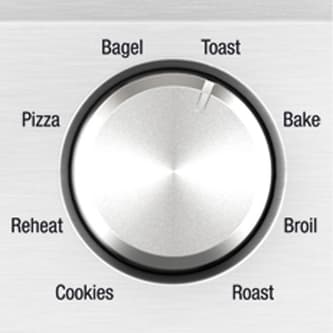 Multifunctional knob with 8 cooking modes