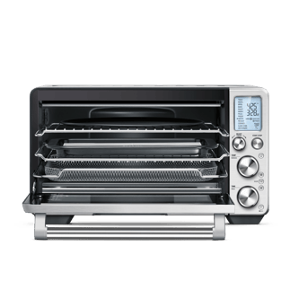 Open Smart Oven® Air with trays inside