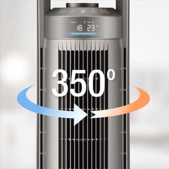 Up to 350⁰ Oscillation