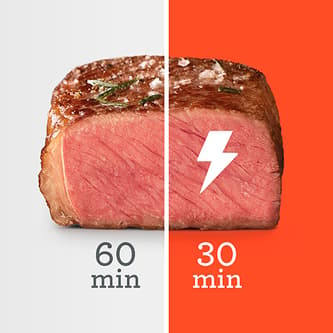Meal prepared in half the time