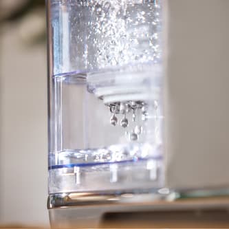 Water dripping through filter