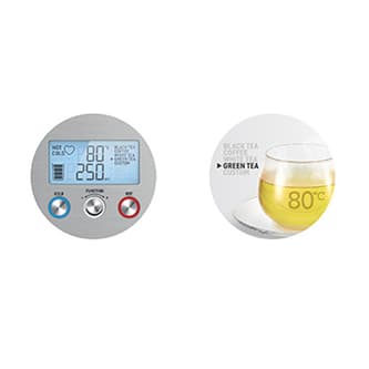Display showing the various hot and cold functions