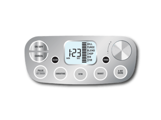 Equipment display showing preset functions