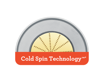 Cold Spin Technology - Less than 1°C temp transfer