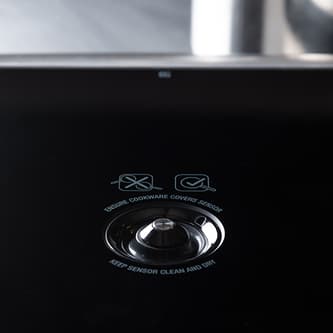 Close-up of sensor system.