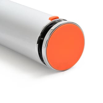 Orange magnetic tip on the foot of the Joules.