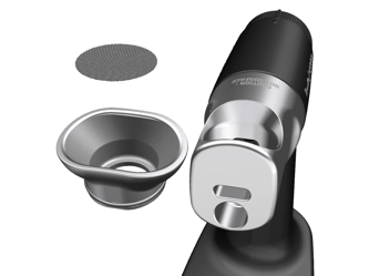 A diagram of the detailed components of the smoking gun that can be detached.