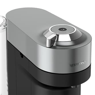 Angled side view of the Vertuo Pop+ Deluxe