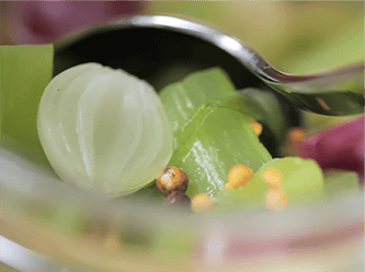 A close-up of fresh vegetables.