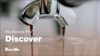 Make a latte just like a barista with the Barista Pro.