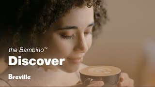 The Bambino providing third wave specialty coffee at home without the wait.