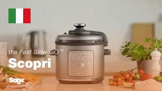 The Fast Slow GO™ | 14 pulsanti per piatti deliziosi con un solo apparecchio | Sage Appliances IT