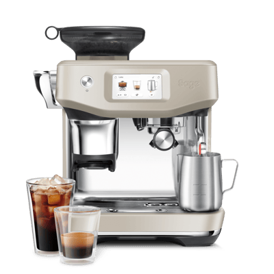 the Barista Touch™ Impress – with Cold Extraction the Barista Touch™ Impress – with Cold Extraction in Almond Nougat