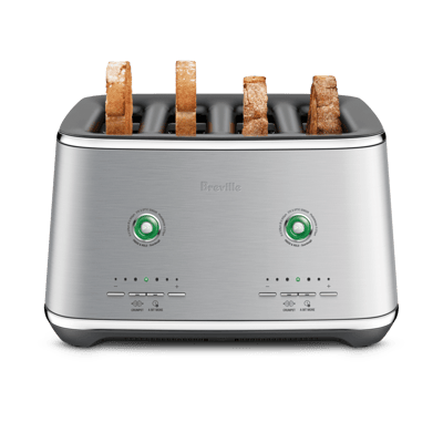 the Eye Q® 870 Auto 4 Slice in Brushed Stainless Steel