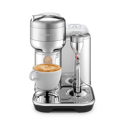 the Vertuo Creatista in Brushed Stainless Steel