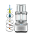 The Kitchen Wizz® 16 with all attachments stacked next to it