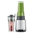 Smoothie in jar and fruits in the tumbler