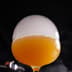 Bubble on top of a glass