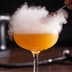 Smoke on top of a glass