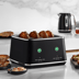 Lifestyle image of the Eye Q™ Auto 4 Slice in colour Black Truffle