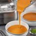 Soup prepared on the Super Q™ Pro poured into bowl