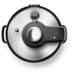 Pressure release valve showing on lid.