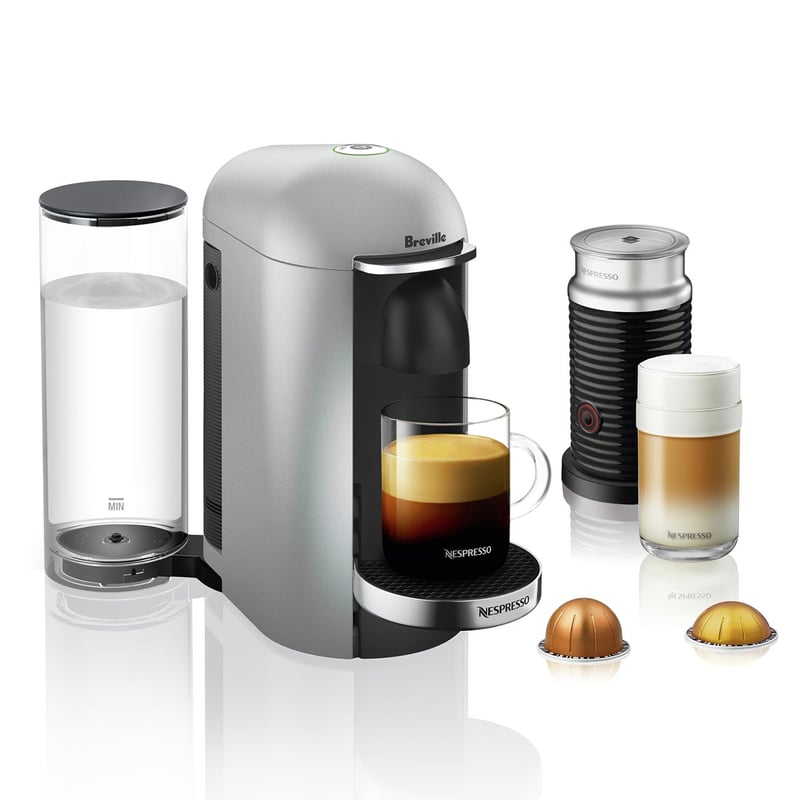 NESPRESSO VERTUOPLUS DELUXE BY BREVILLE SILVER WIT image